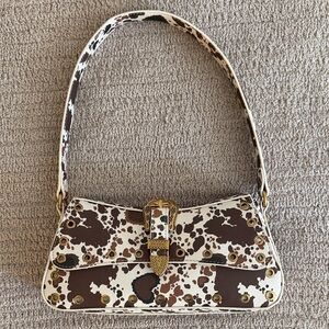 NWT Betsey Johnson Cow Print Shoulder Bag